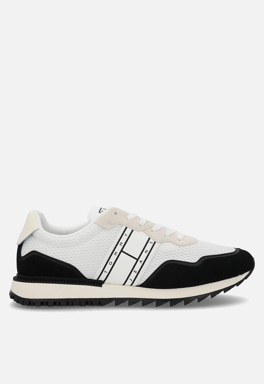 Tommy Hilfiger - Tommy jeans runner mix material - black