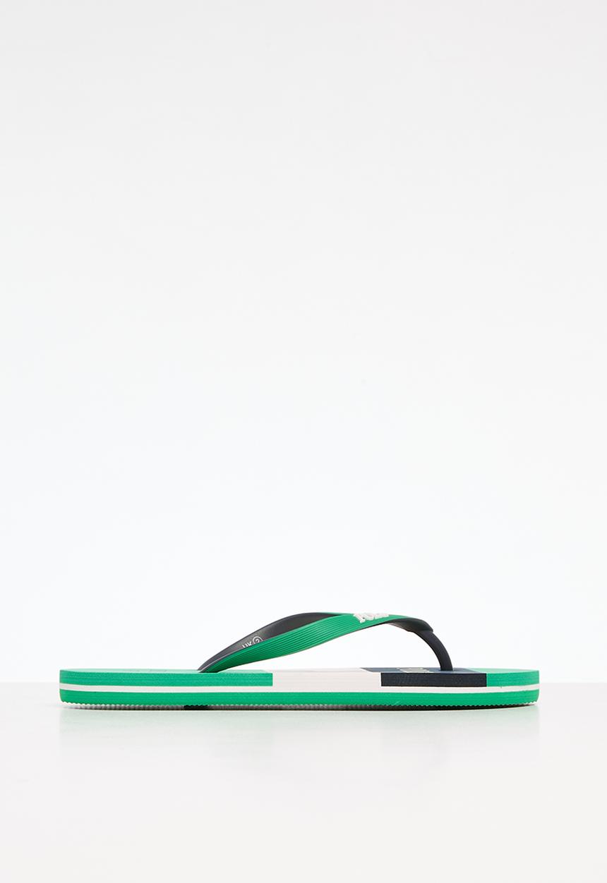 POLO - Boys flip flops - green