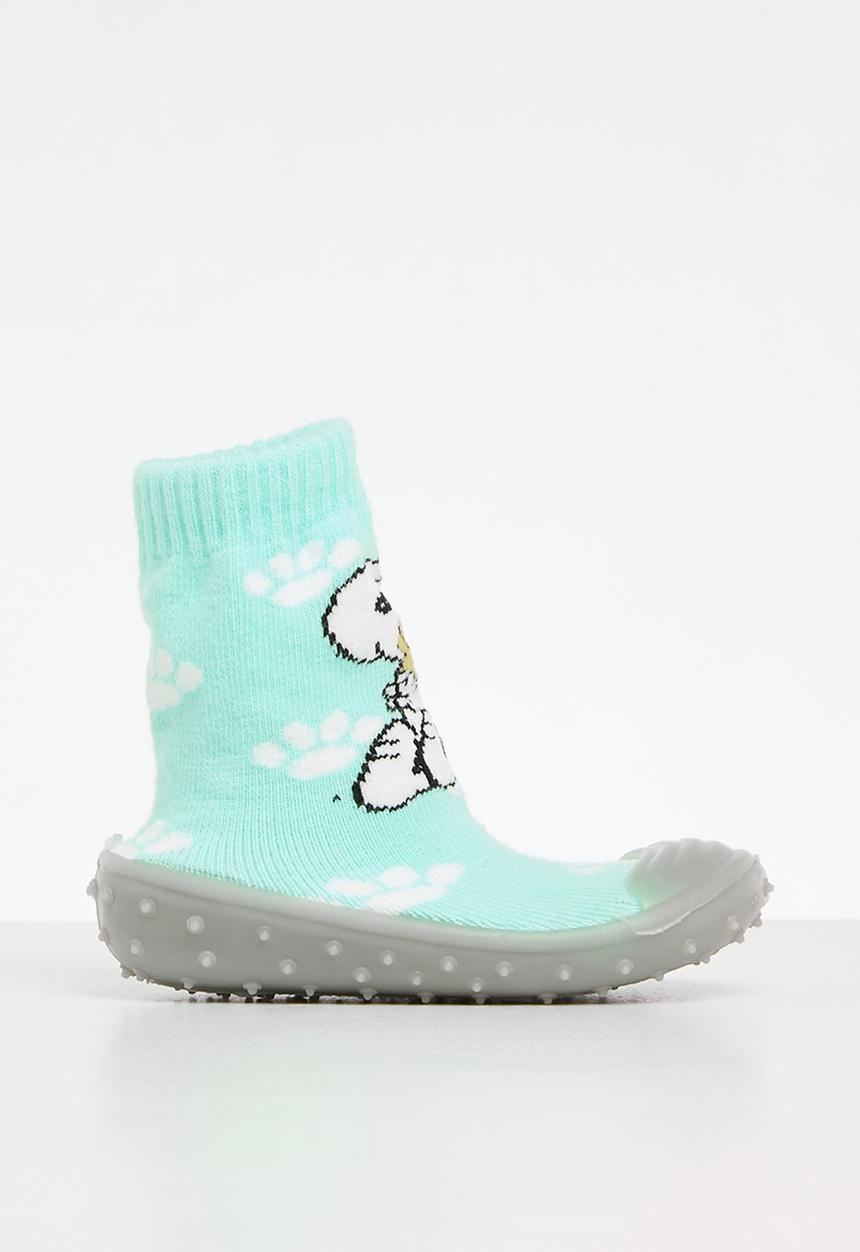 The Character Group (Legacy) - Snoopy  rubber booties  - blue
