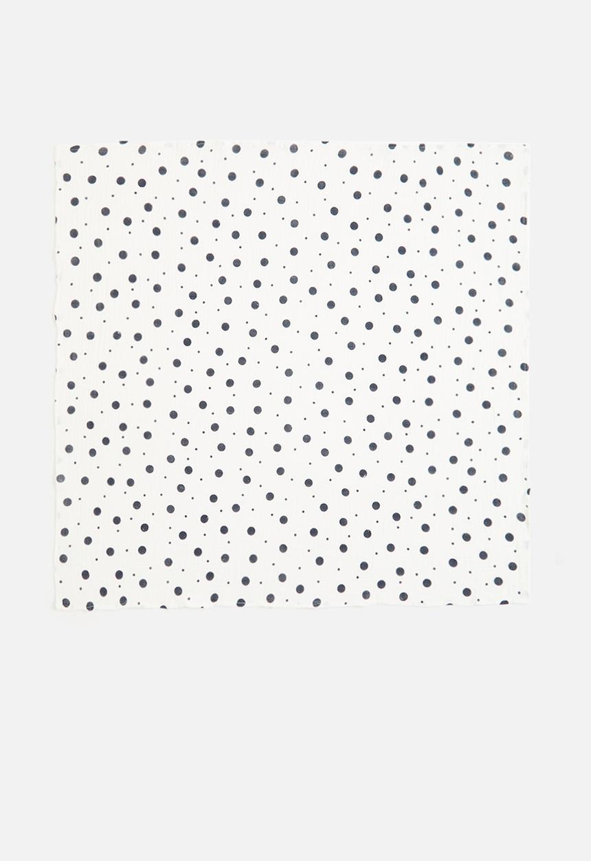 Pop Candy - Printed blanket - white and blue