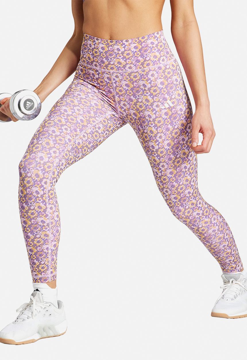 adidas Performance - Te aop tights - shadow violet