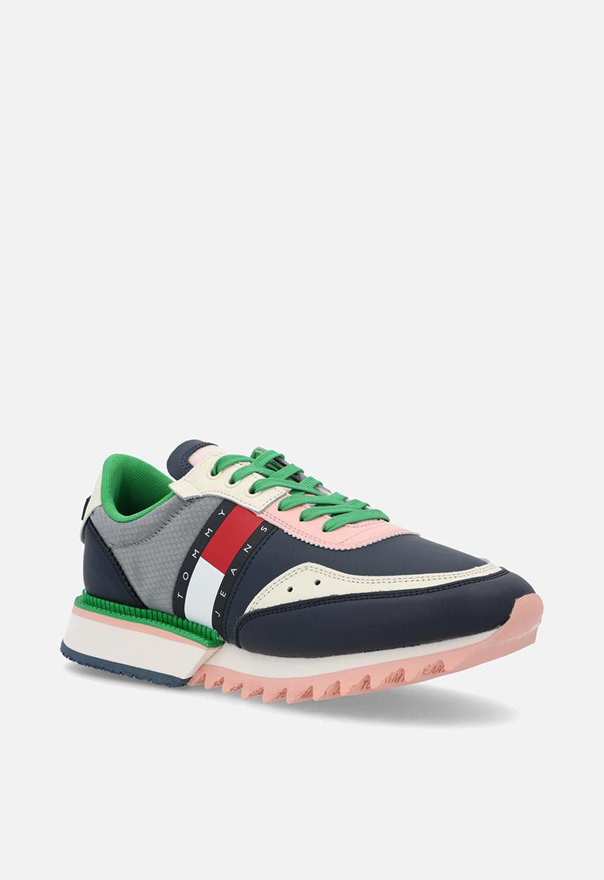 Tommy Hilfiger - Tommy jeans leather cleated runner - cosmetic peach 