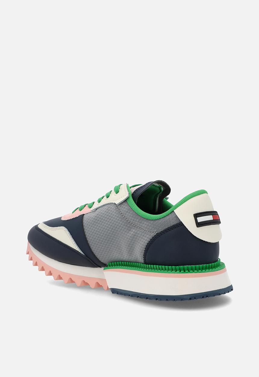 Tommy Hilfiger - Tommy jeans leather cleated runner - cosmetic peach 