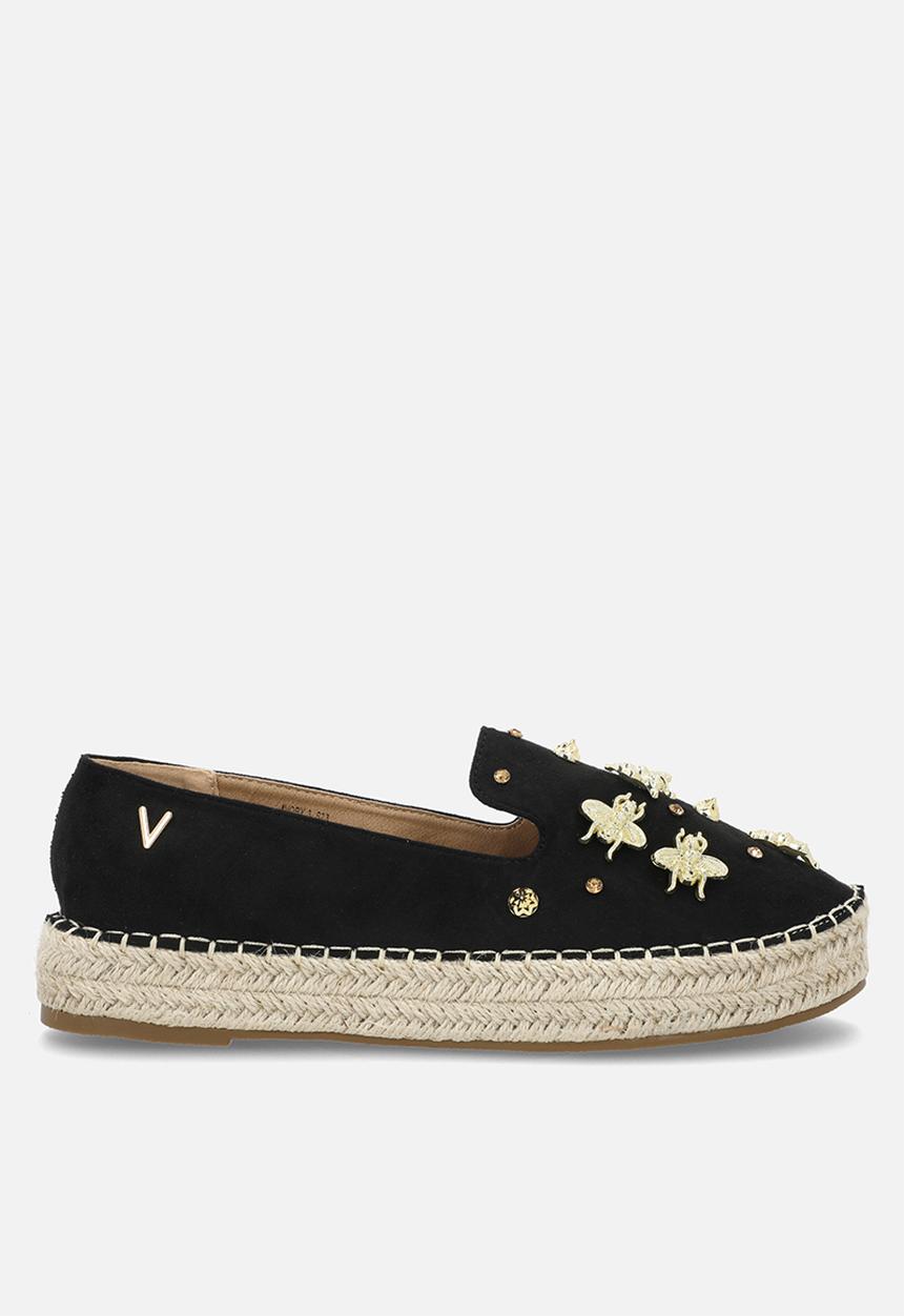 Viabeach - Ivory 3 espadrille - black
