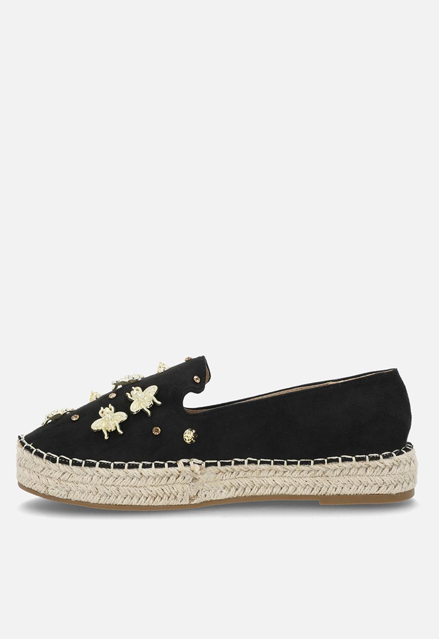 Viabeach - Ivory 3 espadrille - black