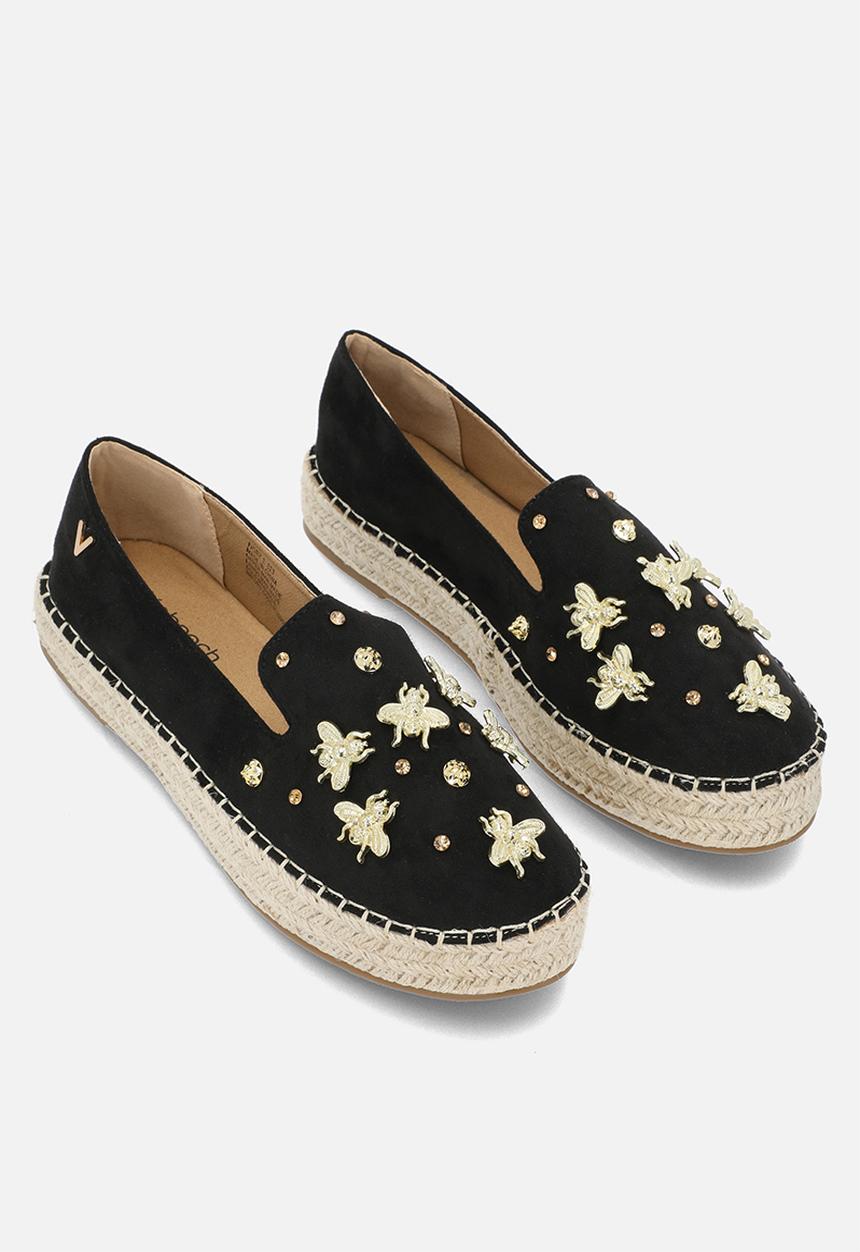Viabeach - Ivory 3 espadrille - black