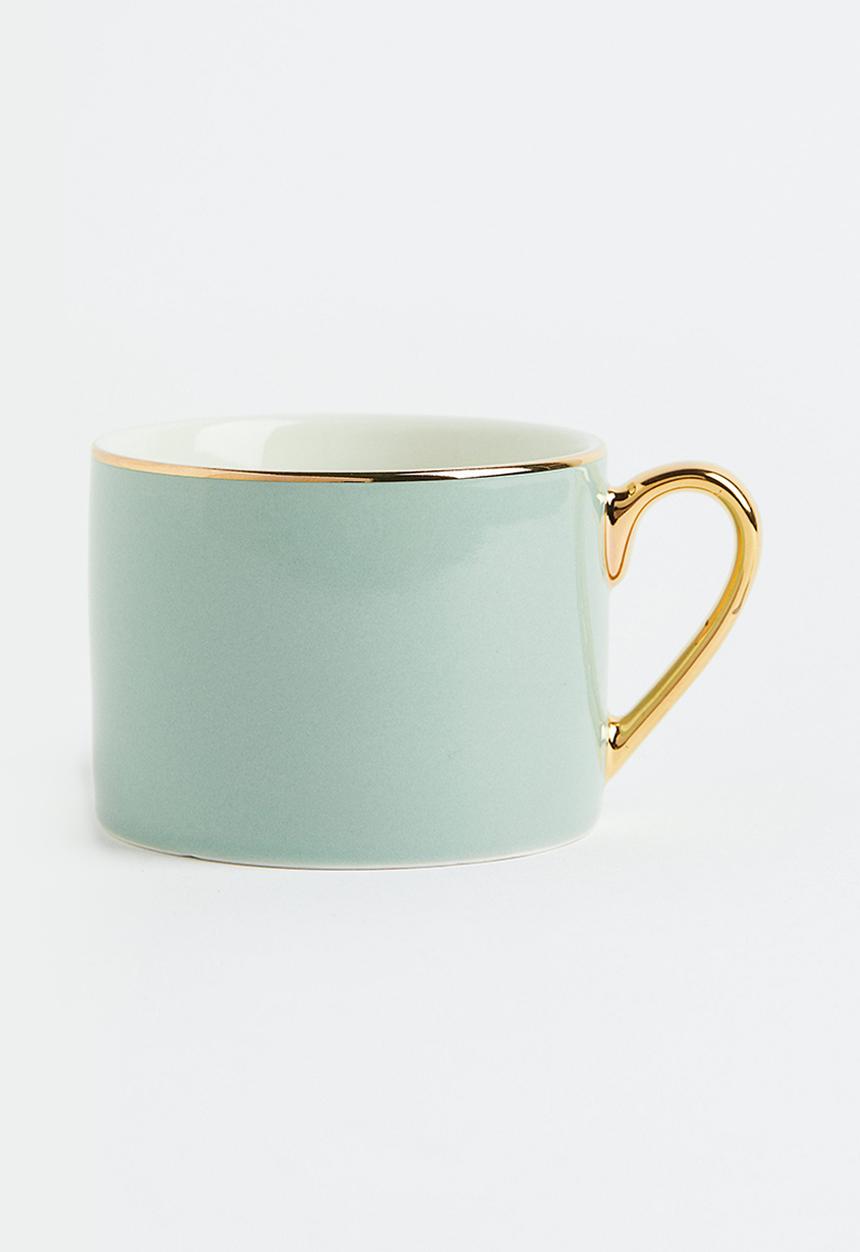 H&M - Porcelain cup - light green 