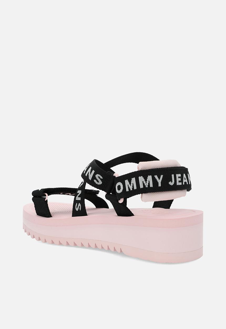 Tommy Hilfiger - Tommy jeans flatform sandal - misty pink 