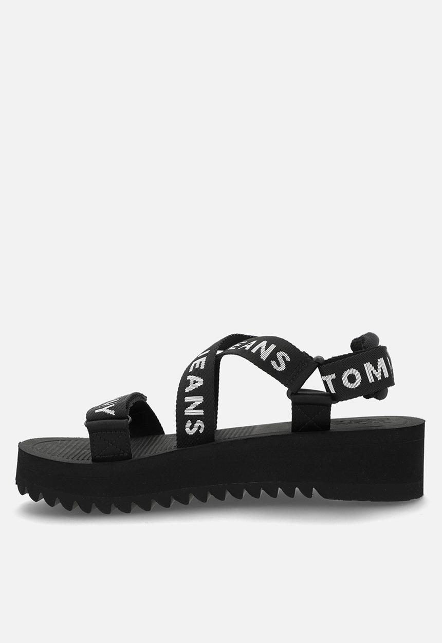 Tommy Hilfiger - Tommy jeans flatform sandal - black