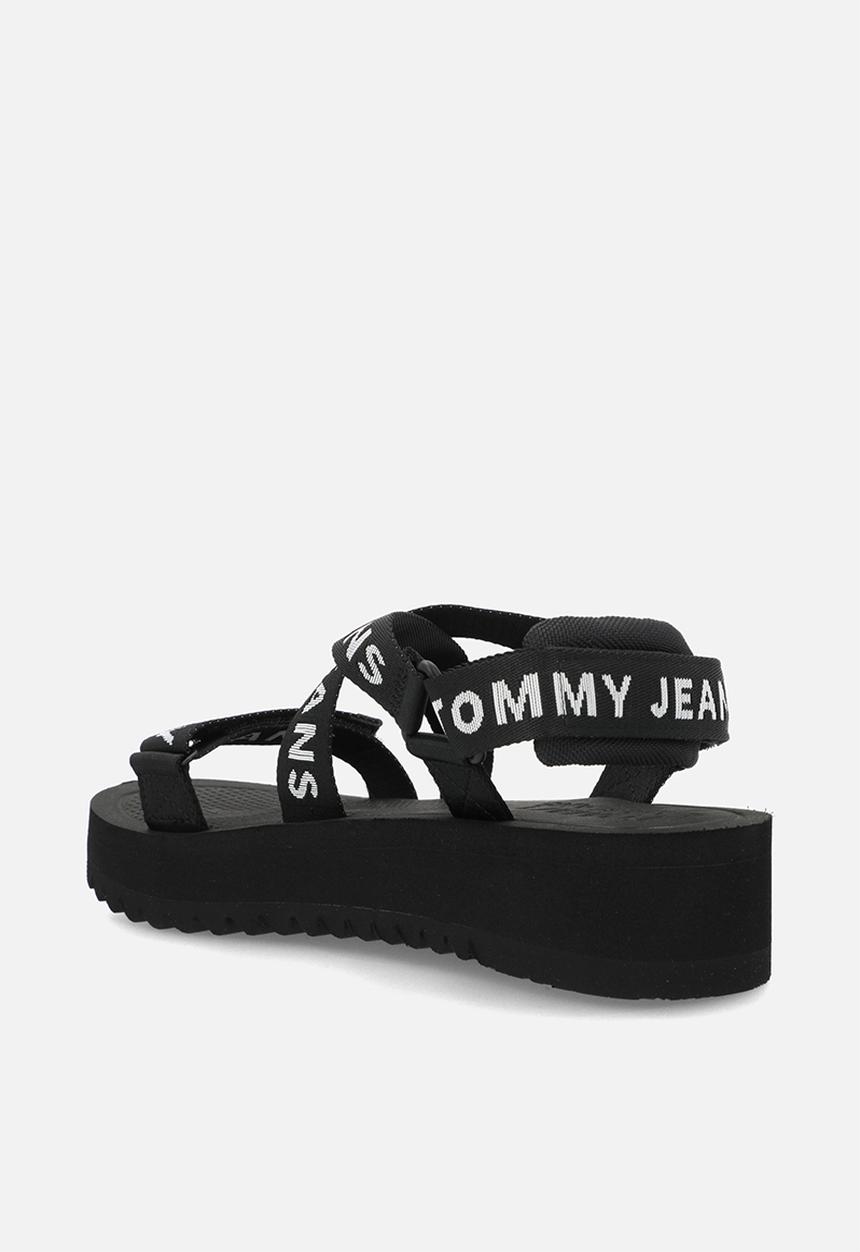 Tommy Hilfiger - Tommy jeans flatform sandal - black