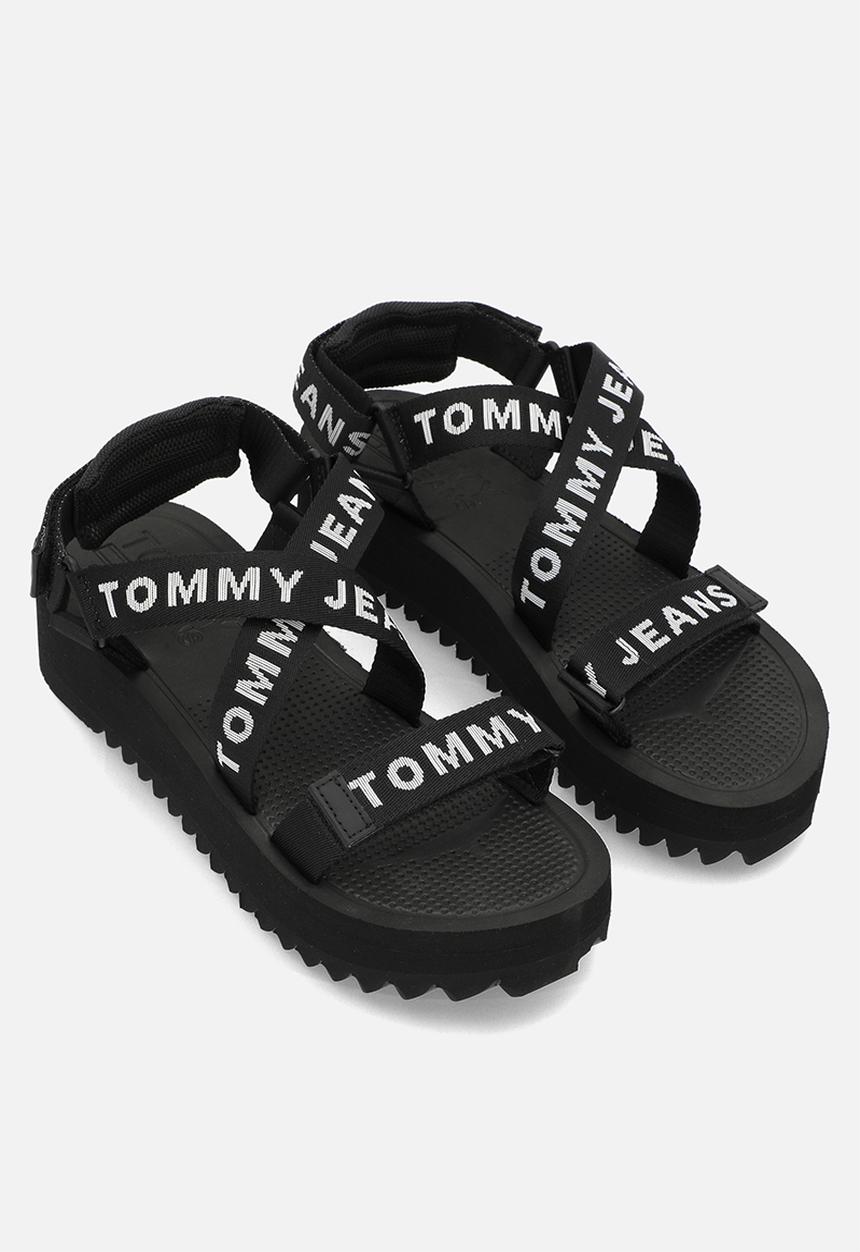 Tommy Hilfiger - Tommy jeans flatform sandal - black