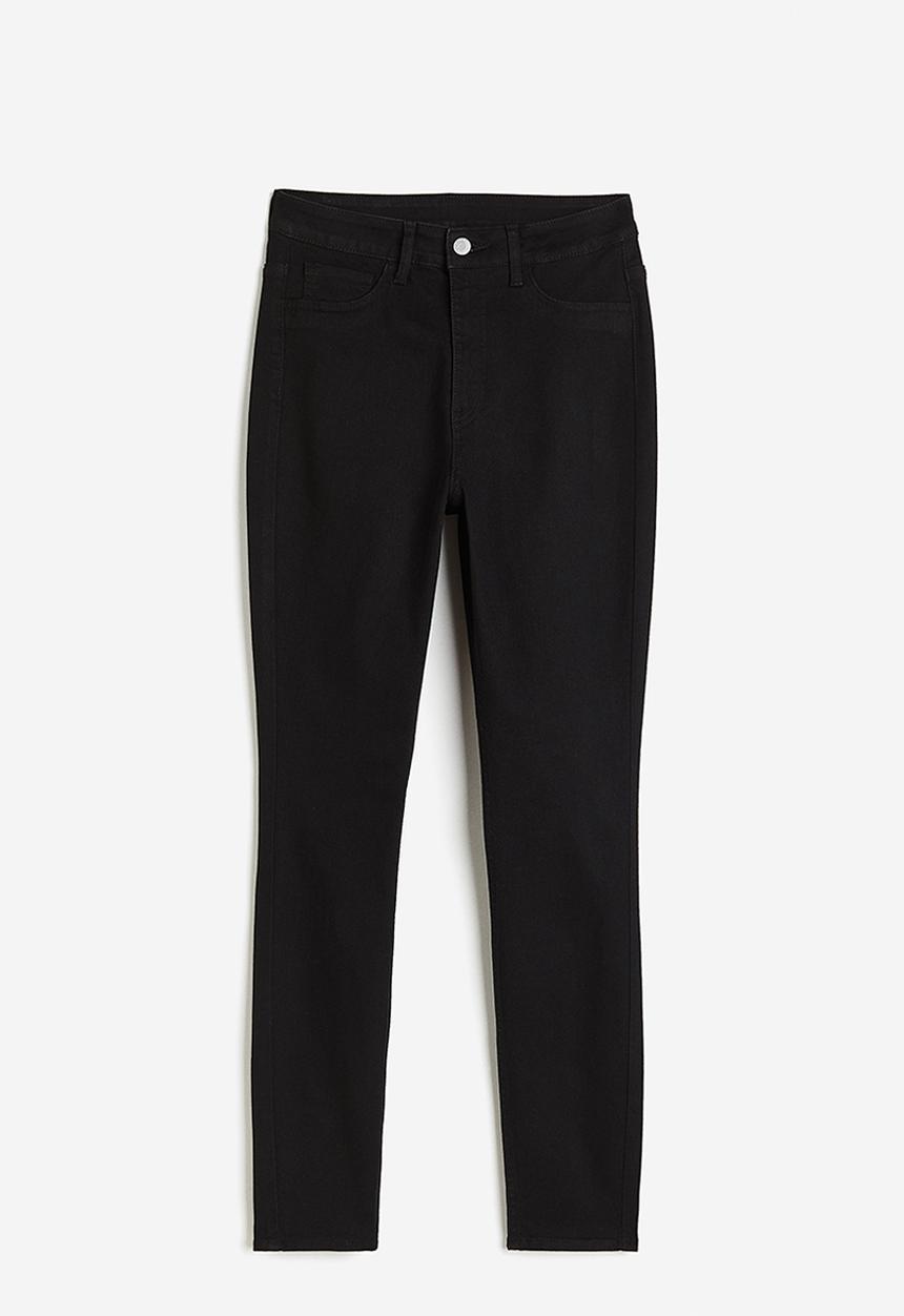 H&M - Curvy fit ultra high ankle jeggings - black
