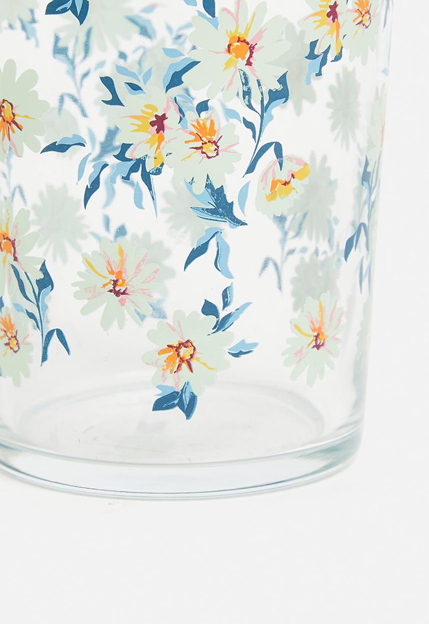 Excellent Houseware - Moira drinking glass set of 4 - blue