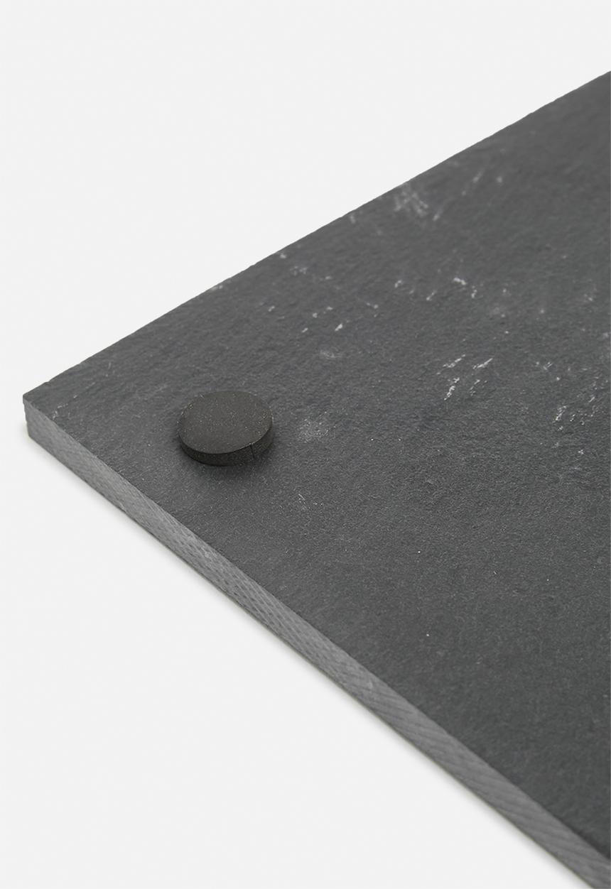 Excellent Houseware - Octo slate board - black