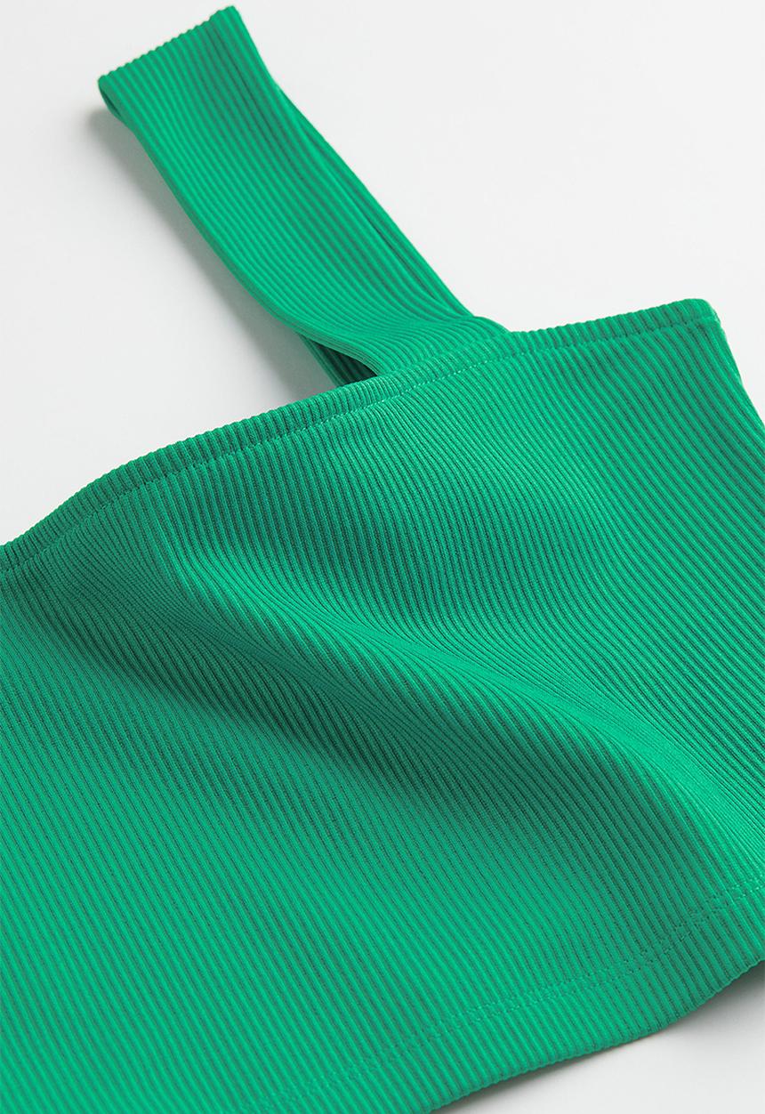 H&M - Cropped sleeveless top - green