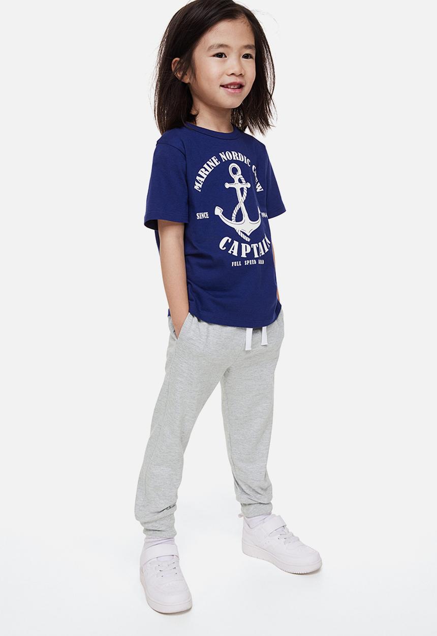 H&M - Jersey joggers -  light grey