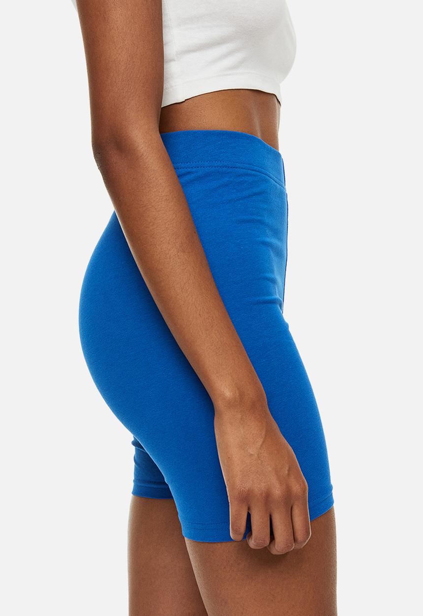 H&M - 2-Pack cotton cycling shorts - bright blue