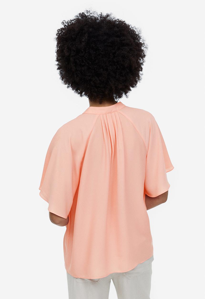 H&M - Chiffon blouse - apricot 