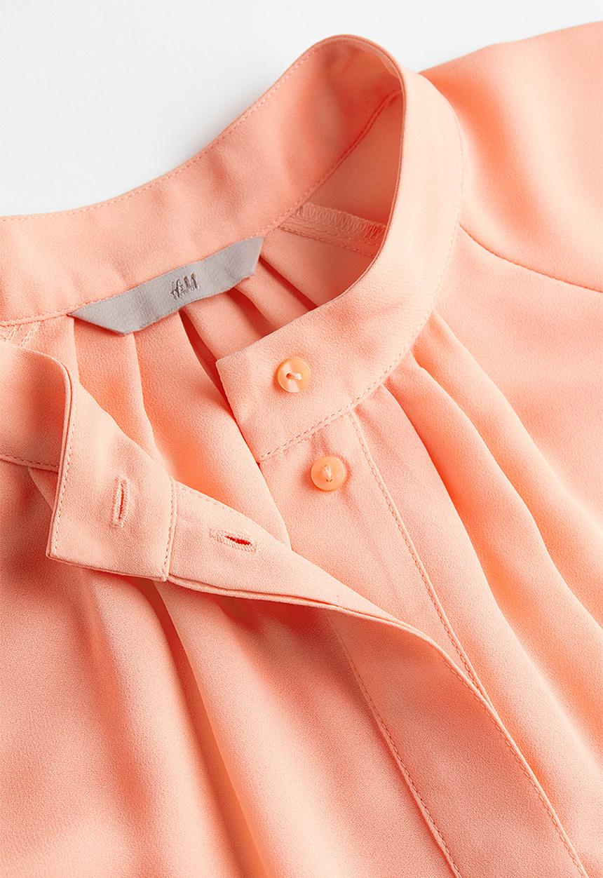 H&M - Chiffon blouse - apricot 