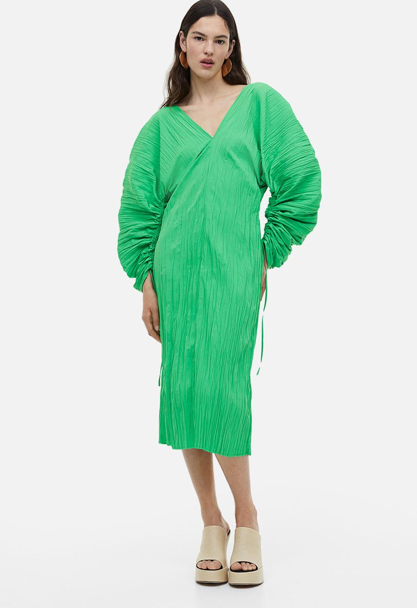 H&M - Voluminous dress - green