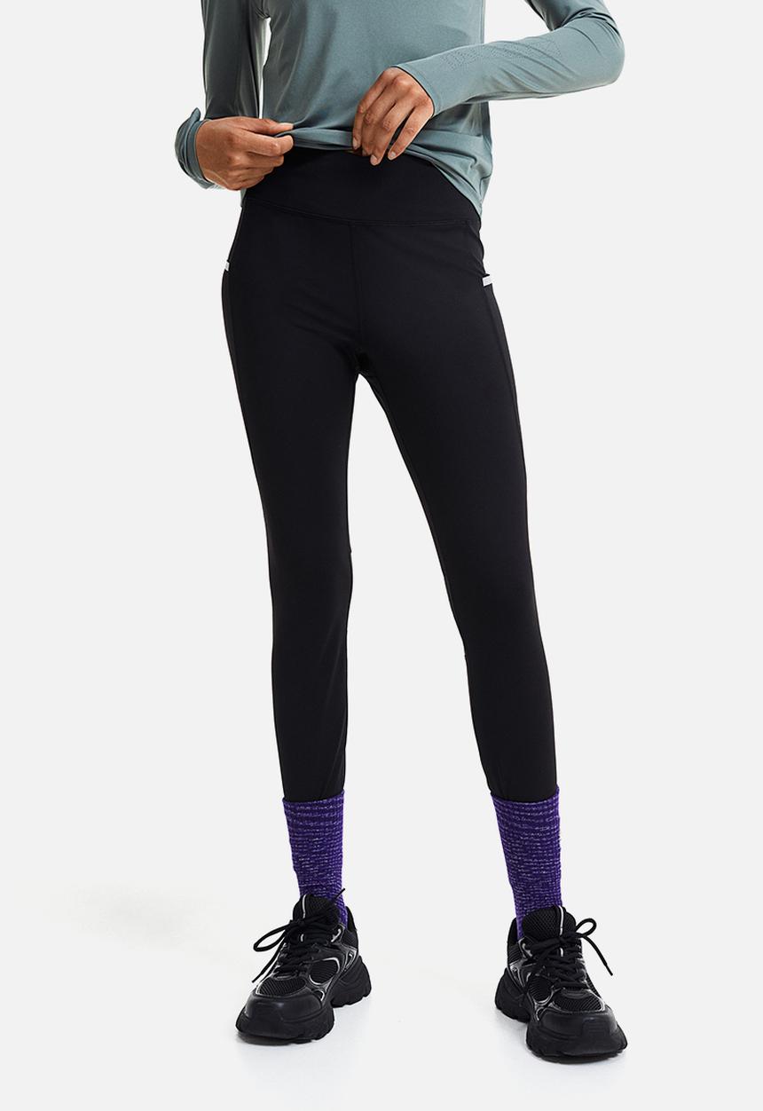 H&M - Drymove™ running tights - black