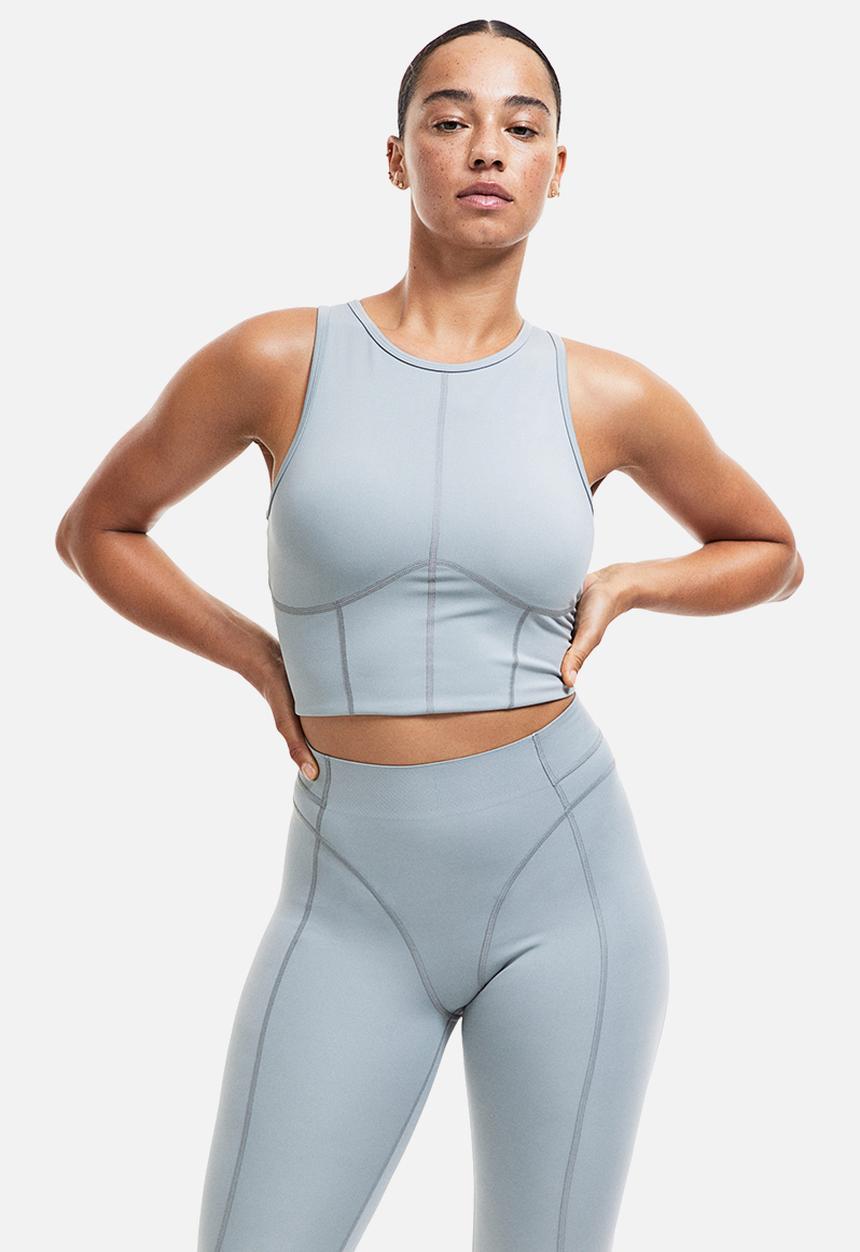 H&M - Drymove™ medium support sports bra - grey