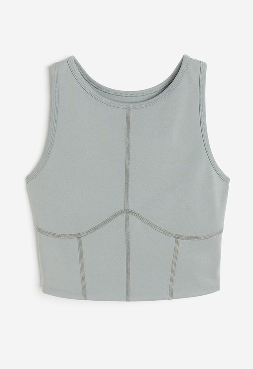 H&M - Drymove™ medium support sports bra - grey