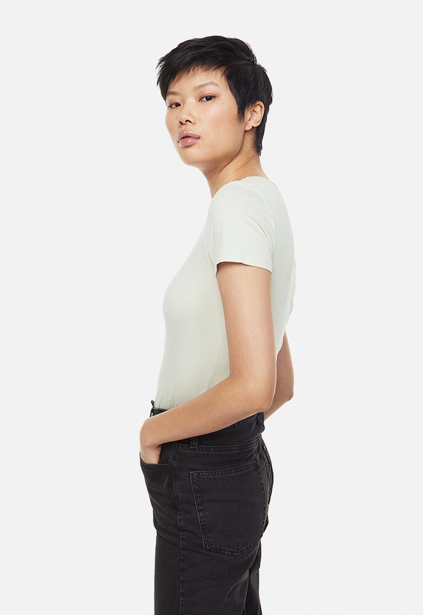 H&M - Cotton t-shirt - green