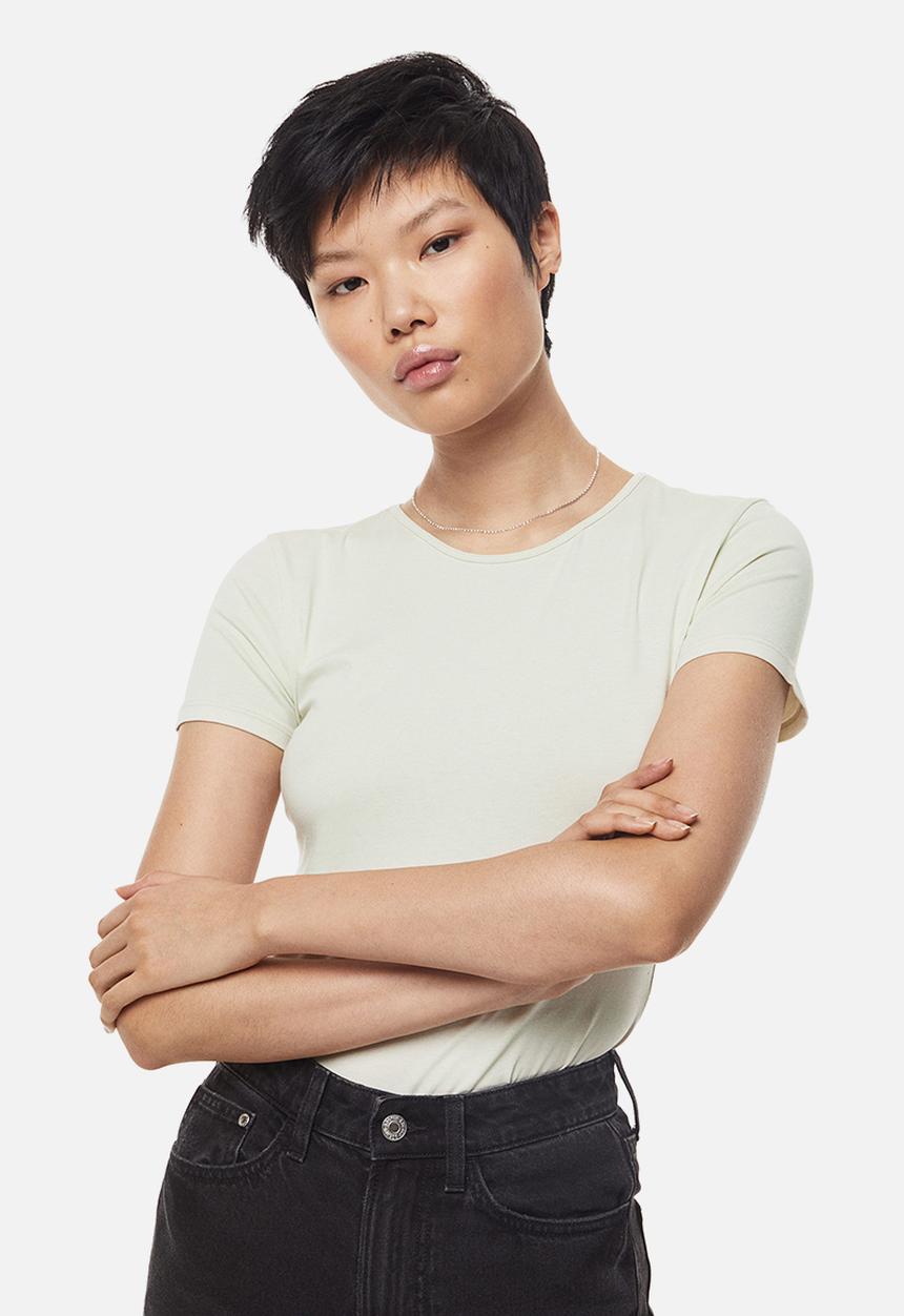 H&M - Cotton t-shirt - green