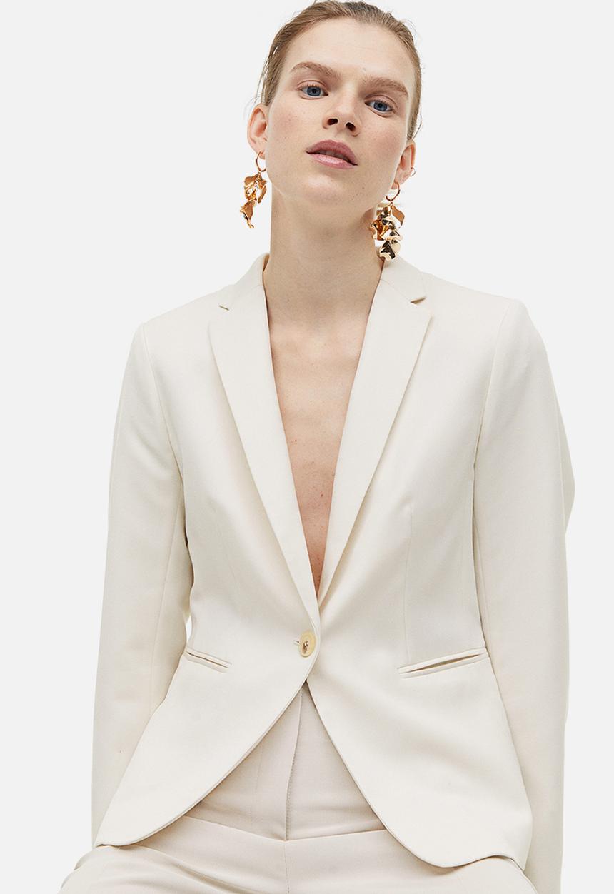 H&M - Fitted jacket - cream