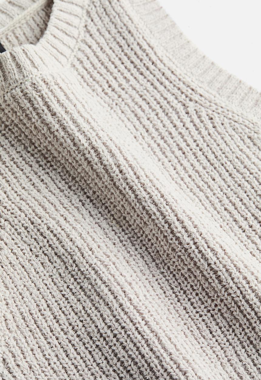 H&M - Rib-knit sweater vest - light greige 