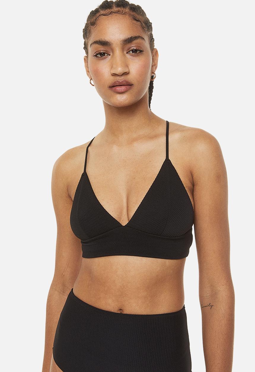H&M - Padded bikini top - black