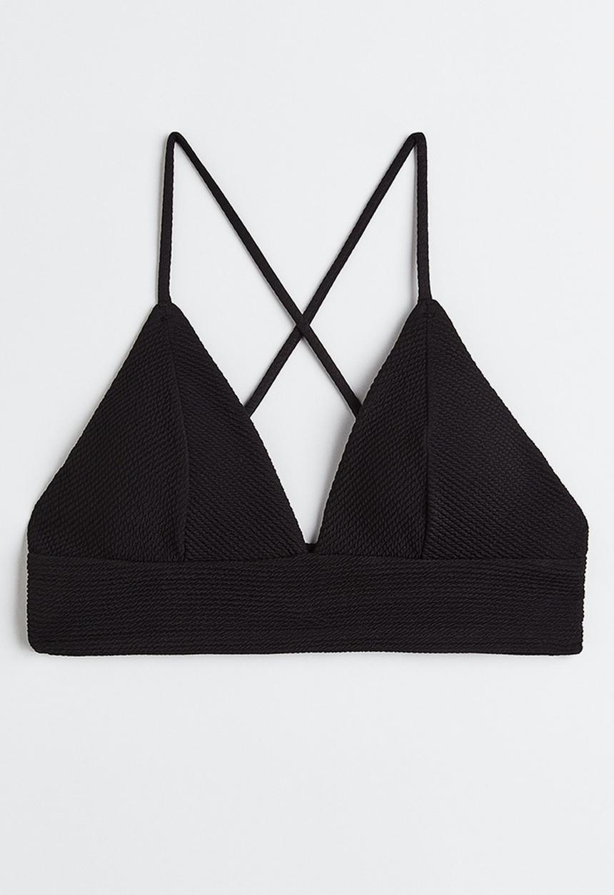 H&M - Padded bikini top - black
