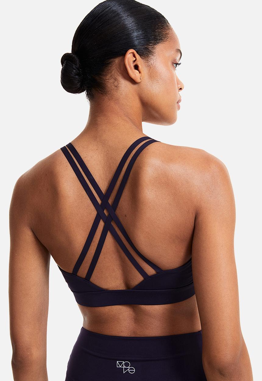 H&M - Softmove™ light support sports bra - purple