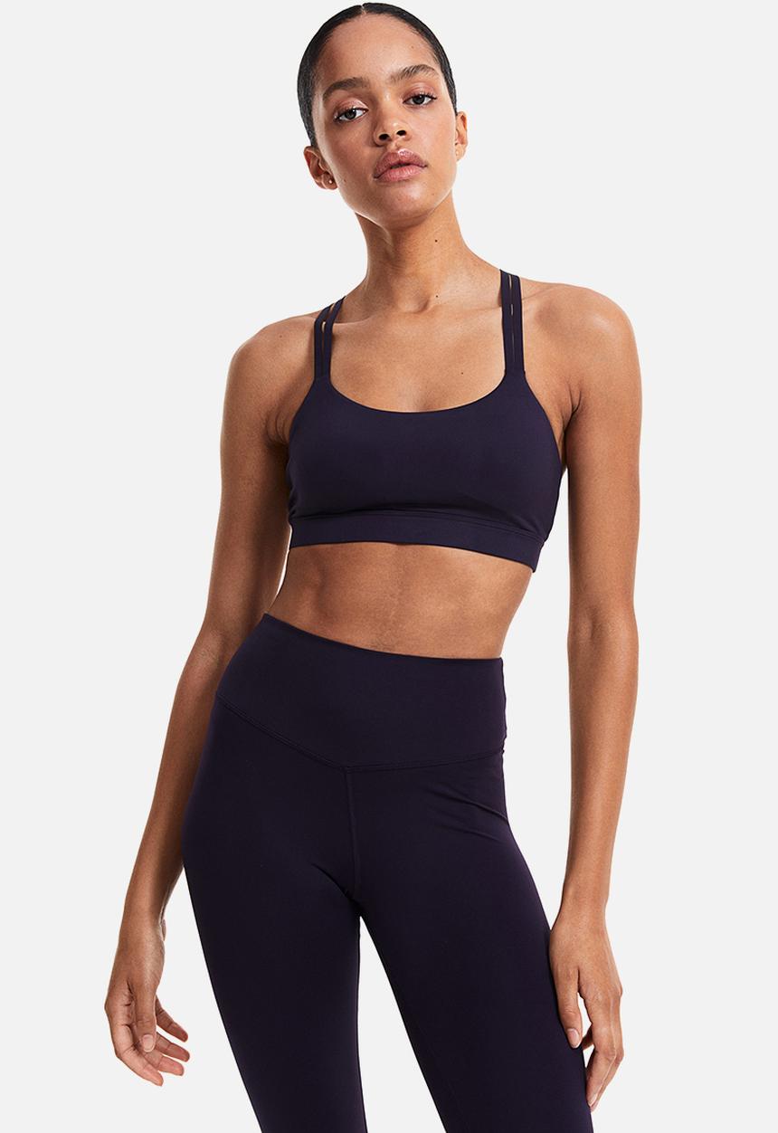 H&M - Softmove™ light support sports bra - purple