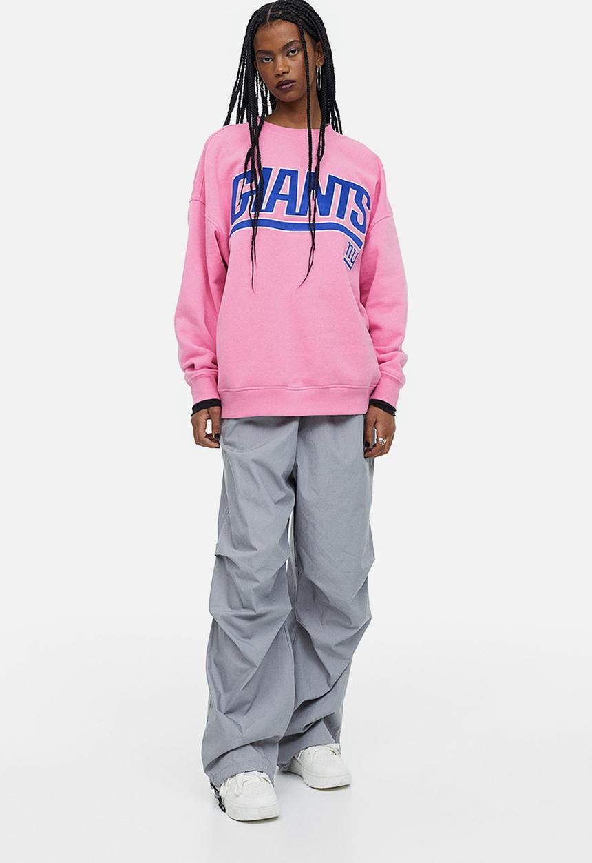 H&M - Oversized printed sweatshirt - pink giants