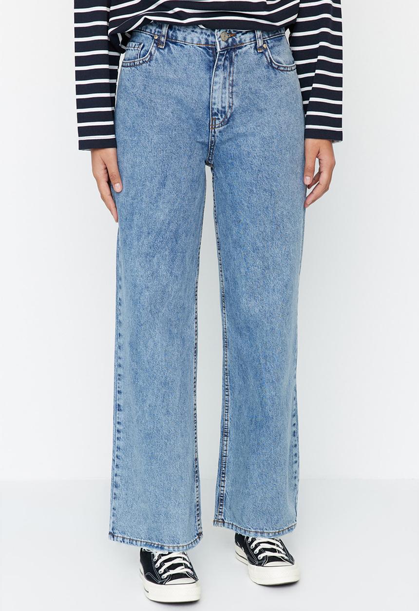 Trendyol - Modest straight leg jean - blue