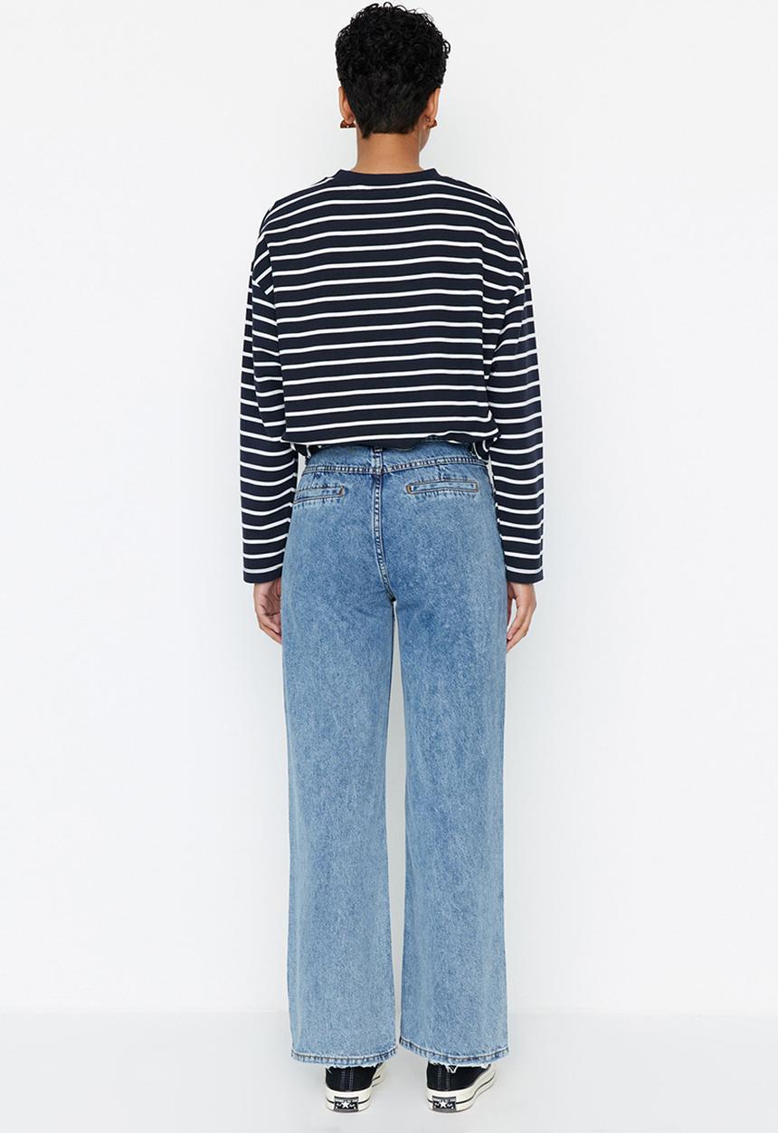 Trendyol - Modest straight leg jean - blue