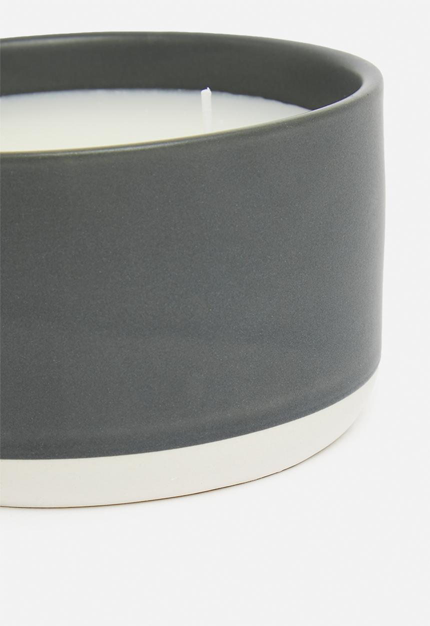 H&S - Sahara ceramic candle - avacado / mint
