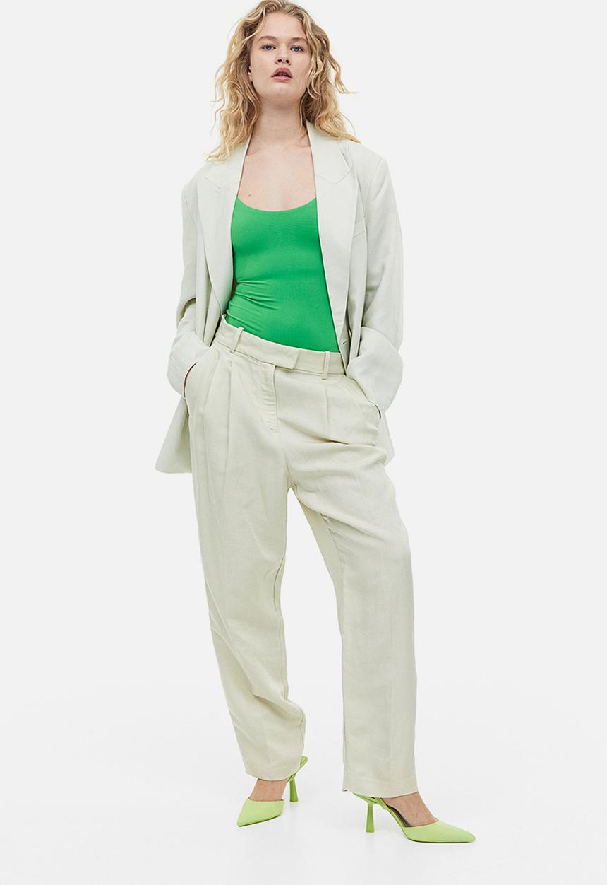 H&M - Textured body - green