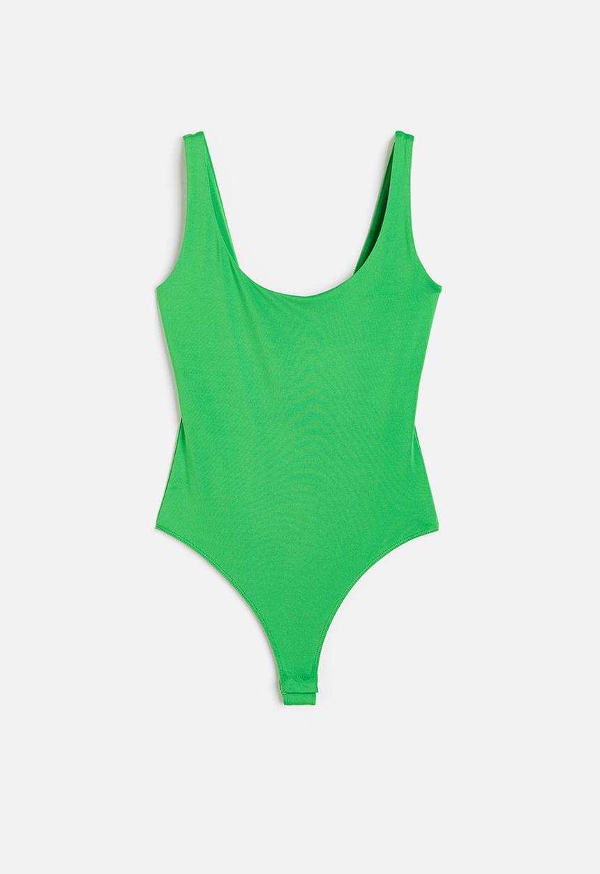 H&M - Textured body - green