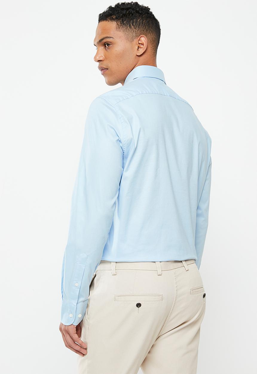 Tommy Hilfiger - Cl flex oxf rf shirt - light blue