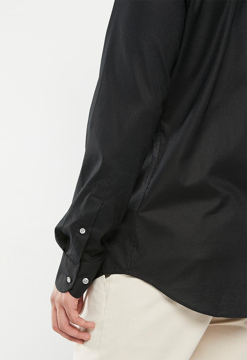 Tommy Hilfiger - Cl flex oxf rf shirt - black