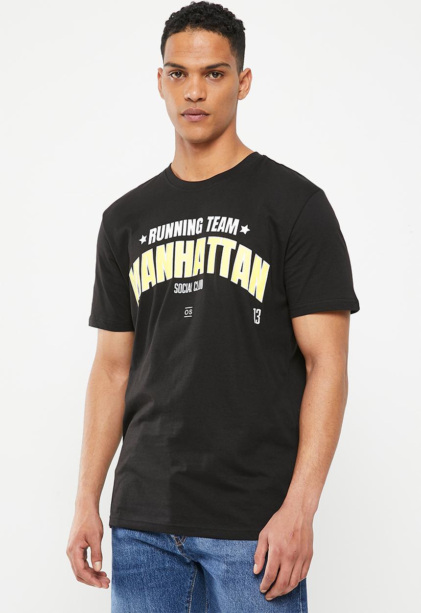 Only & Sons - Onstim life reg vastity short sleeve tee - black