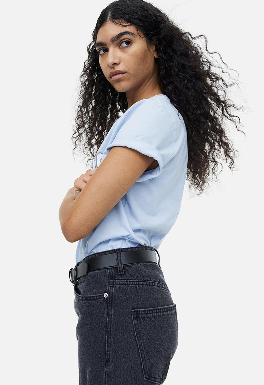 H&M - Printed T-shirt - blue