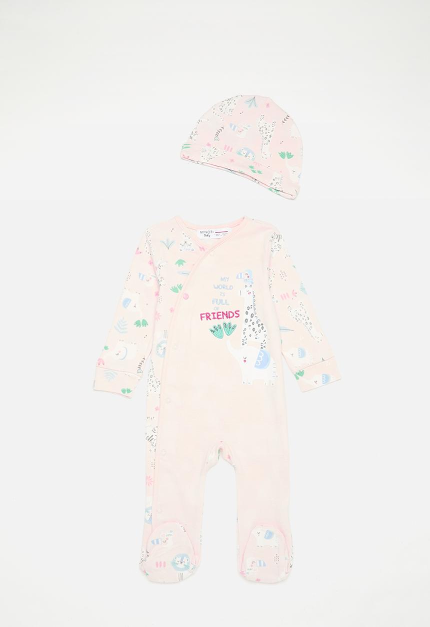 MINOTI - 2 Pack sleepsuits - pink