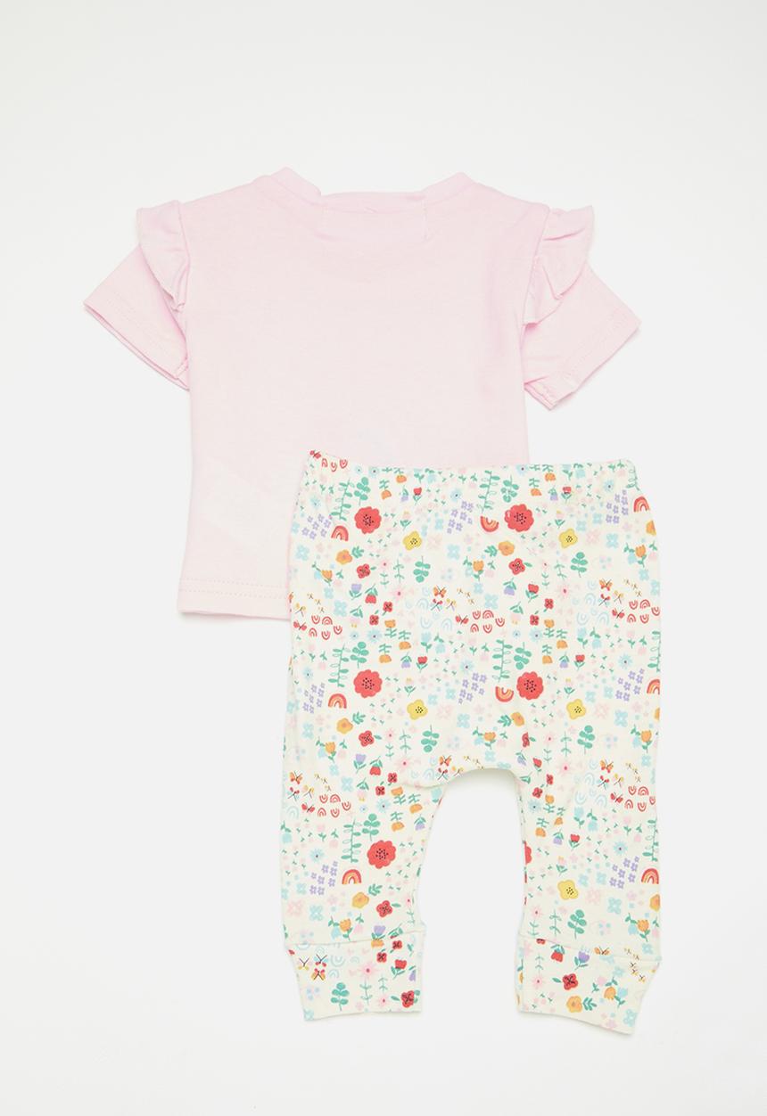 MINOTI - 2 Pack T-shirt & aop legging set - multi