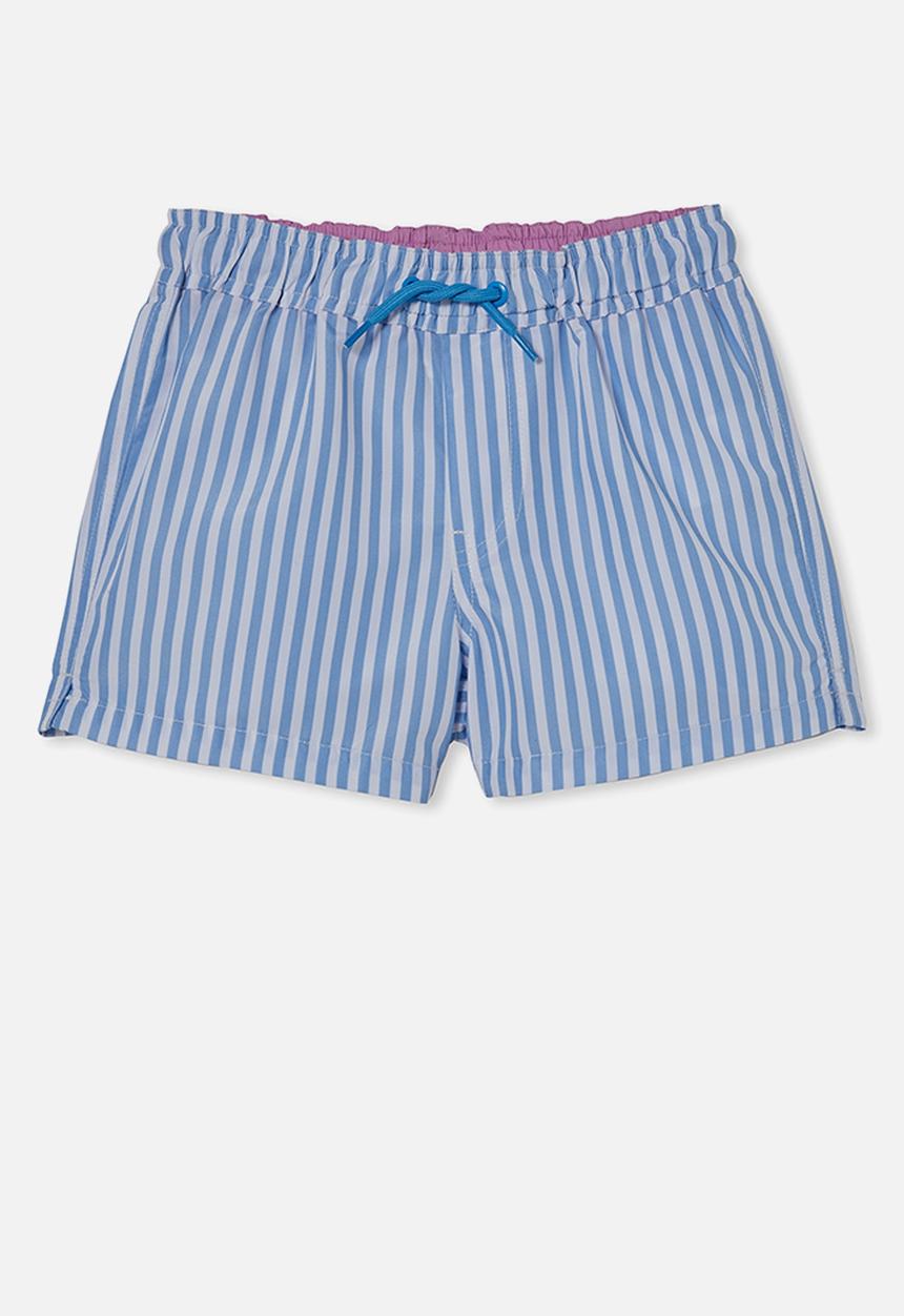 Cotton On - Bailey board short - dusk blue/white stripe
