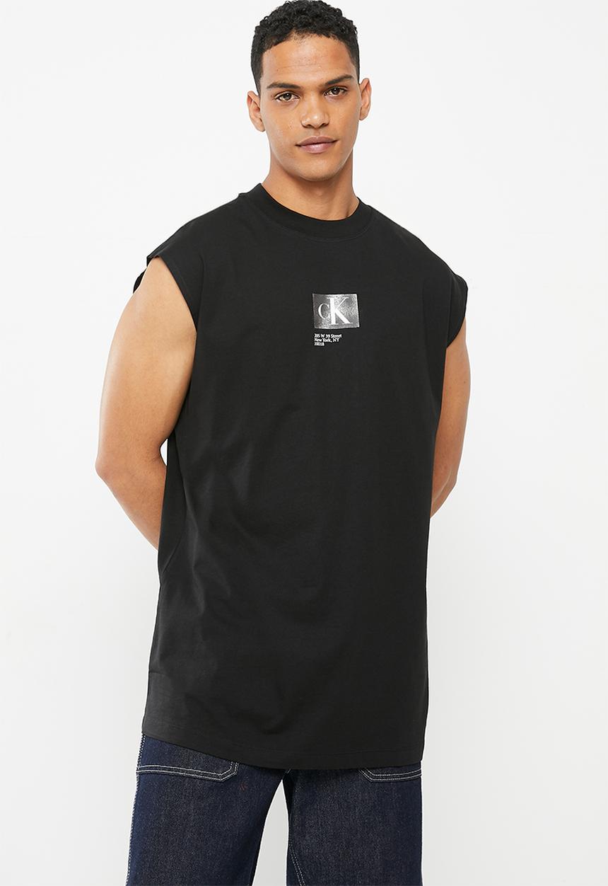 Calvin Klein - Ck box sleeveless tank - ck black
