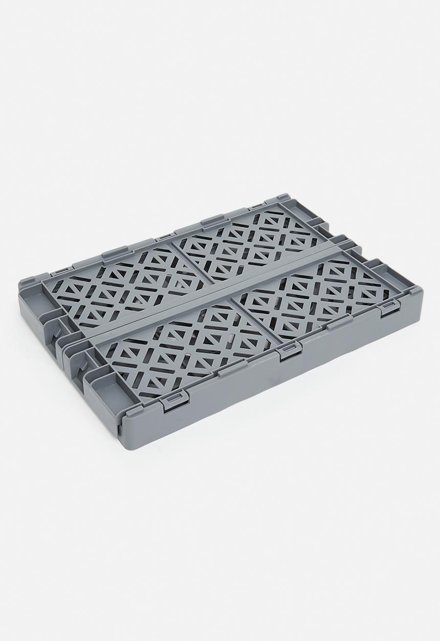 Storage Solutions - Foldable crate - grey
